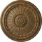 Ekena Millwork Brunswick Ceiling Medallion (Fits Canopies up to 4 1/2"), Hnd-Painted Rubbed Bronze, 27"OD x 2 1/2"P CM27BRRZS - alternate 1